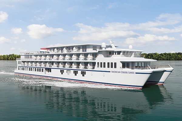 American Cruise Lines Announces American Legend: 19th Small Ship & 4th New Coastal Cat in Project Blue Series