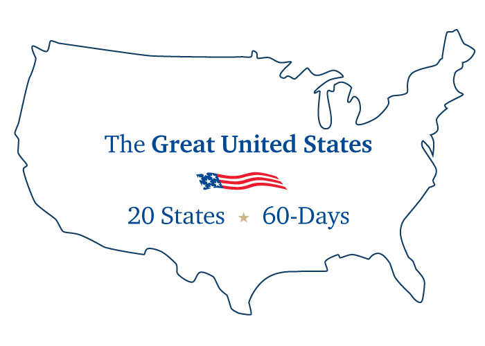 The Great United States - 20 states in 60 days