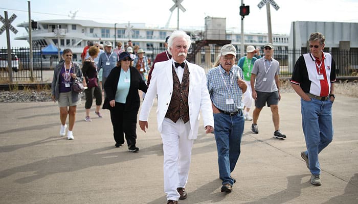 A Walk With Mark Twain Available on Upper Mississippi River Cruise