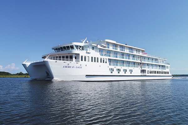 American Eagle Passes Sea Trials:  The 1st of 12 New American Cruise Lines Coastal Cats